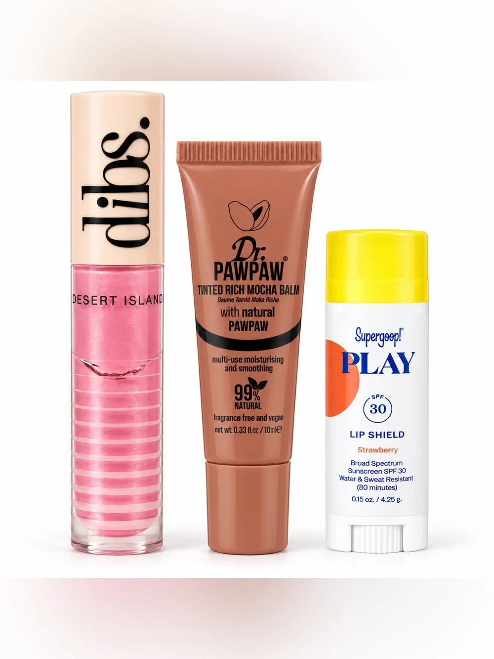 Lip Care & Gloss Bundle – 3 Pieces 💕